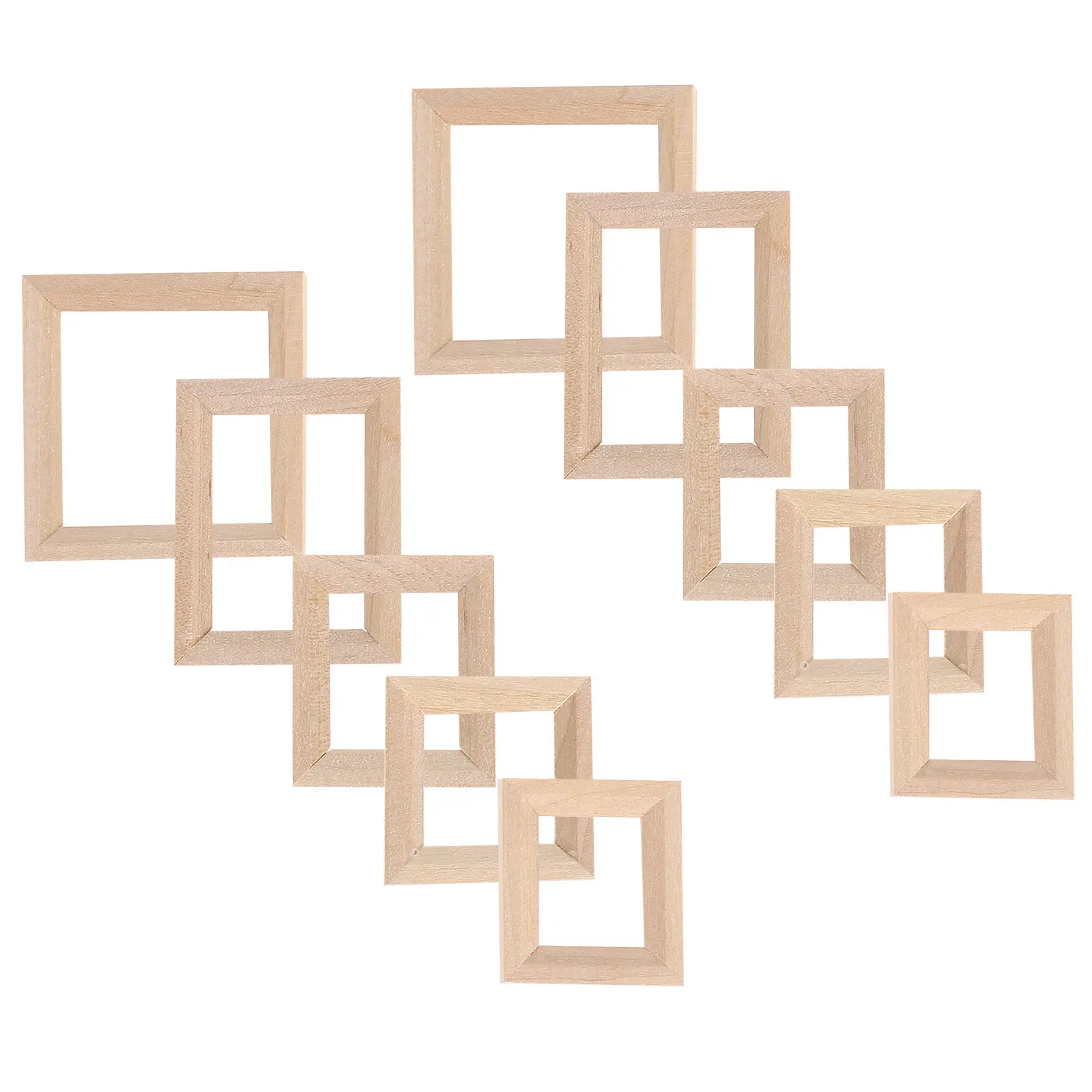 10Pcs Mini Picture Frames Wooden Photo Frame Bulk Unpainted Wood Craft Frame for Mini House Decor Simulation Accessories
10Pcs Mini Picture Frames Wooden Photo Frame Bulk Unpainted Wood Craft Frame for Mini House Decor Simulation Accessories