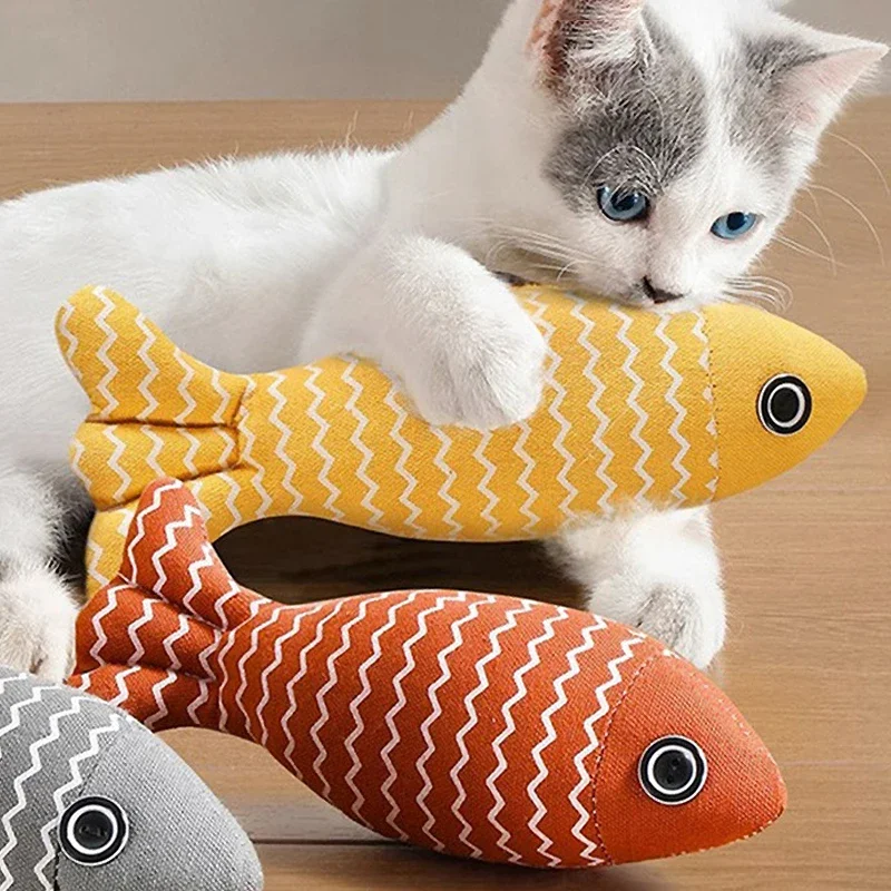 Simulated mint fish cat toy for relieving boredom, durable scratching and biting, hemp cloth fish cat toy, pet supplies
Simulated mint fish cat toy for relieving boredom, durable scratching and biting, hemp cloth fish cat toy, pet supplies