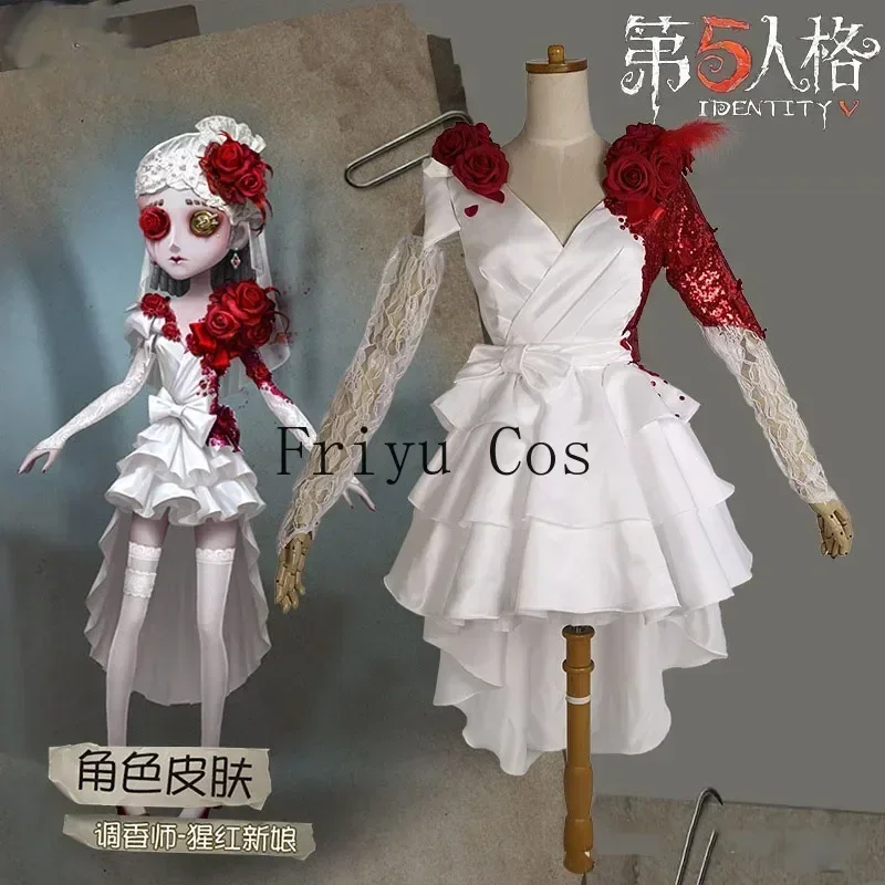 Anime Identity V Vera Nair Scarlet Bride Flower Wedding Suit Elegant Dress Cosplay Costume Halloween Costumes for Women Set
Anime Identity V Vera Nair Scarlet Bride Flower Wedding Suit Elegant Dress Cosplay Costume Halloween Costumes for Women Set
