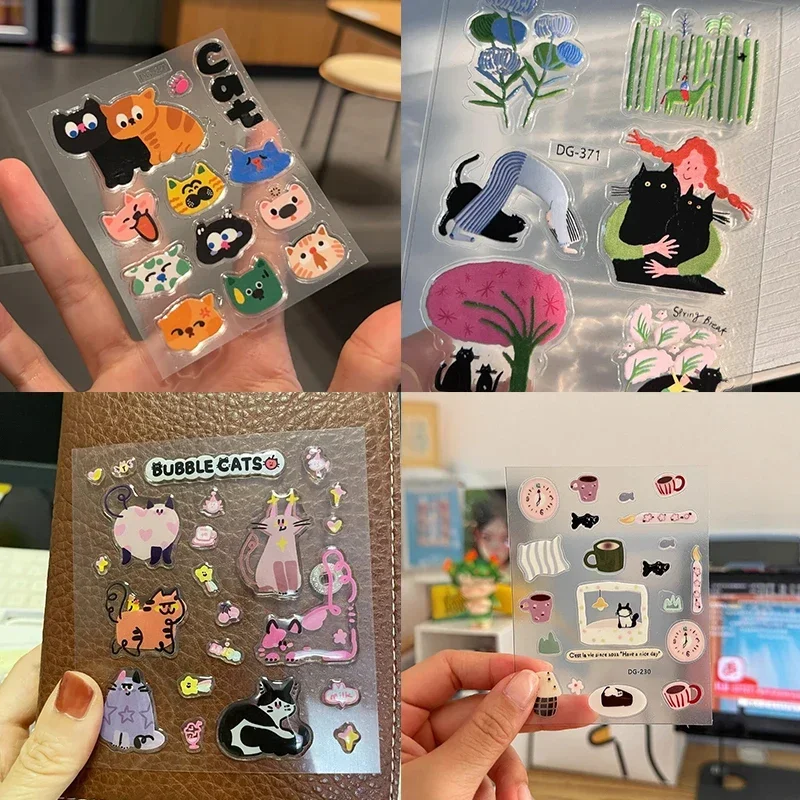 1 Sheet 3D Epoxy Resin Transparent Decals INS Cute Black Cat Cartoon Jelly Sticker Decoration For DIY Phone Cases Laptop Tablet
1 Sheet 3D Epoxy Resin Transparent Decals INS Cute Black Cat Cartoon Jelly Sticker Decoration For DIY Phone Cases Laptop Tablet