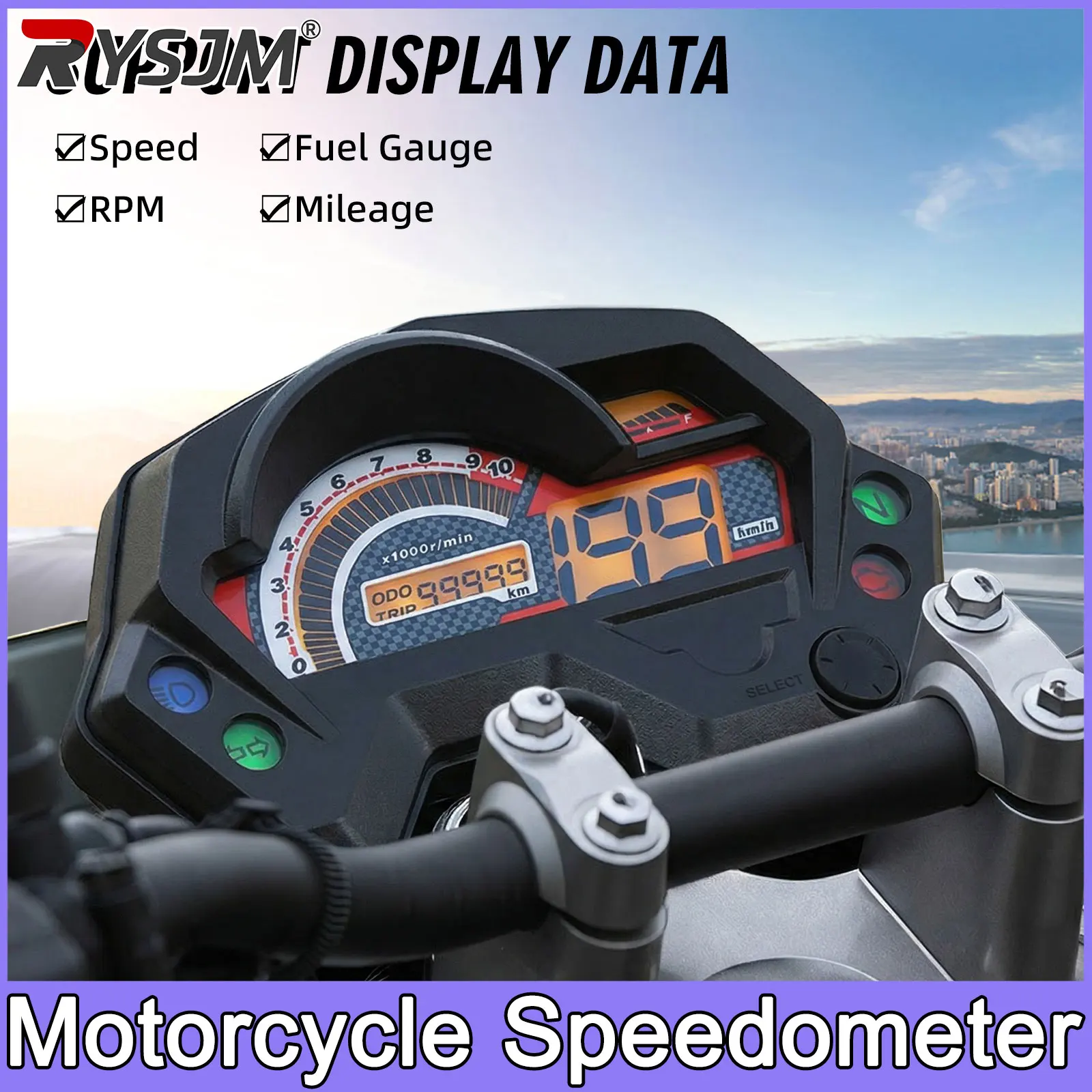 Digital Universal Motorcycle Speedometer For Yamaha FZ S/FZ16/Fz V1/Fazer Speedometer Assembly Meter Tachometer Dashboard
Digital Universal Motorcycle Speedometer For Yamaha FZ S/FZ16/Fz V1/Fazer Speedometer Assembly Meter Tachometer Dashboard