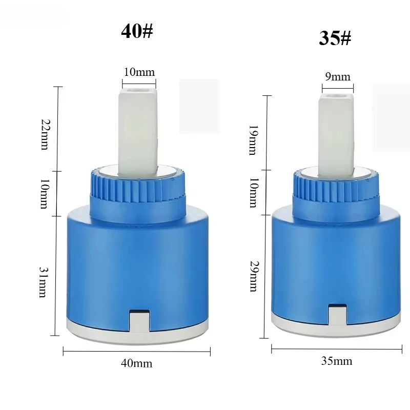 Faucet Cartridges 35/40mm Ceramic Faucet Cartridge for Single Handle Hot/Cold Water Mixer Valve Repair Replacement Parts
Faucet Cartridges 35/40mm Ceramic Faucet Cartridge for Single Handle Hot/Cold Water Mixer Valve Repair Replacement Parts