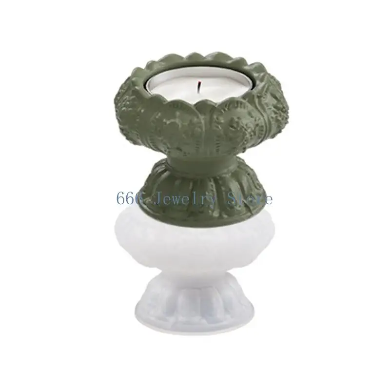 F2TD Lotuses Candlestick Silicone Mold DIY Resin Molds Epoxy Casting Mold Home Decors
F2TD Lotuses Candlestick Silicone Mold DIY Resin Molds Epoxy Casting Mold Home Decors