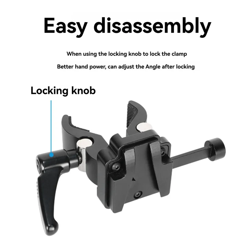 Advanced Camera Super Clamp With Universal V-Lock Mount Quick Release Adapter For DSLR Camera Battery Photo Studio Accessory
Advanced Camera Super Clamp With Universal V-Lock Mount Quick Release Adapter For DSLR Camera Battery Photo Studio Accessory