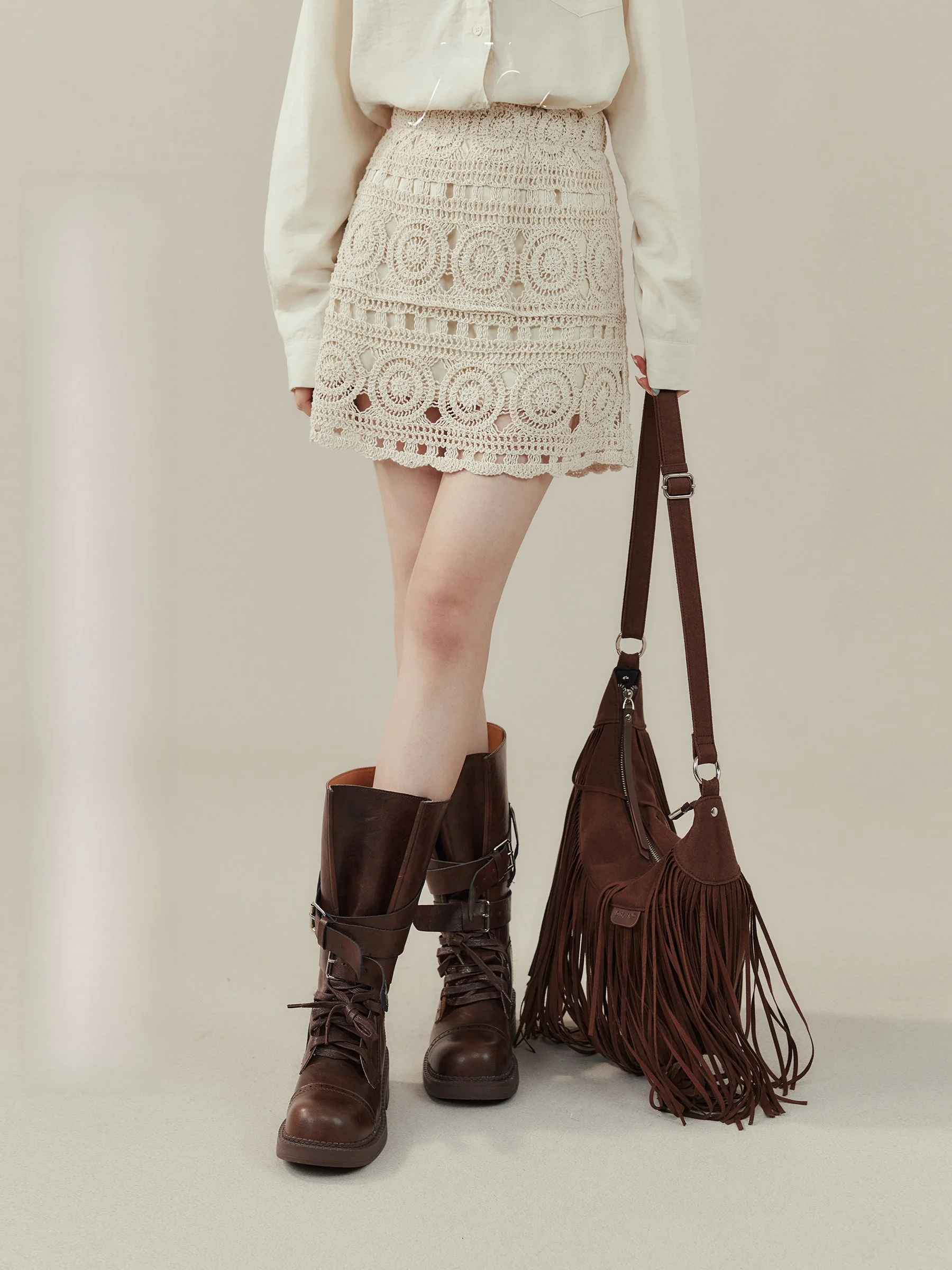 Ранняя осень, новый дизайн, простая тканая ажурная юбка в стиле ретро с высокой талией, хлопковая трикотажная юбка трапециевидной формы Ci для поездок на работу
Ранняя осень, новый дизайн, простая тканая ажурная юбка в стиле ретро с высокой талией, хлопковая трикотажная юбка трапециевидной формы Ci для поездок на работу