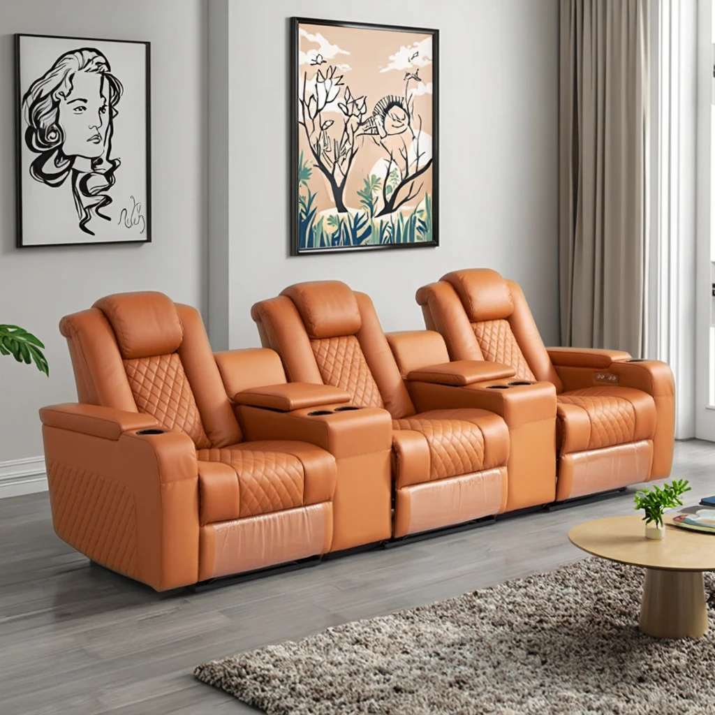 Modern Smart Home Theater VIP Cinema Electric Sofa Multifunctional for Private Movie TV Viewing Luxury Business Villa Movie
Modern Smart Home Theater VIP Cinema Electric Sofa Multifunctional for Private Movie TV Viewing Luxury Business Villa Movie