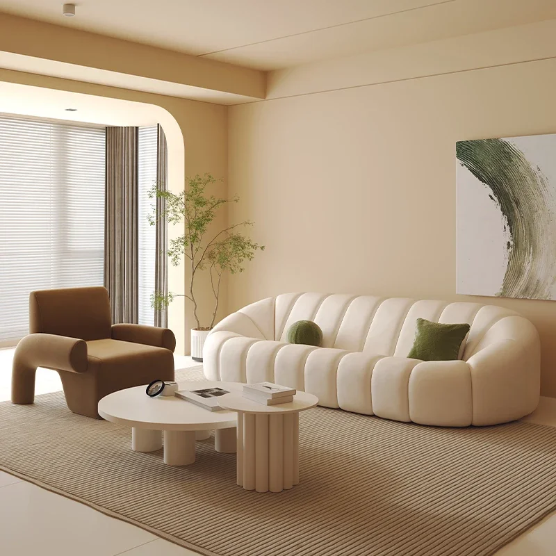 Special-shaped sofa, cream style creative beauty salon, women's clothing store, rest area reception, studio negotiation
Special-shaped sofa, cream style creative beauty salon, women's clothing store, rest area reception, studio negotiation