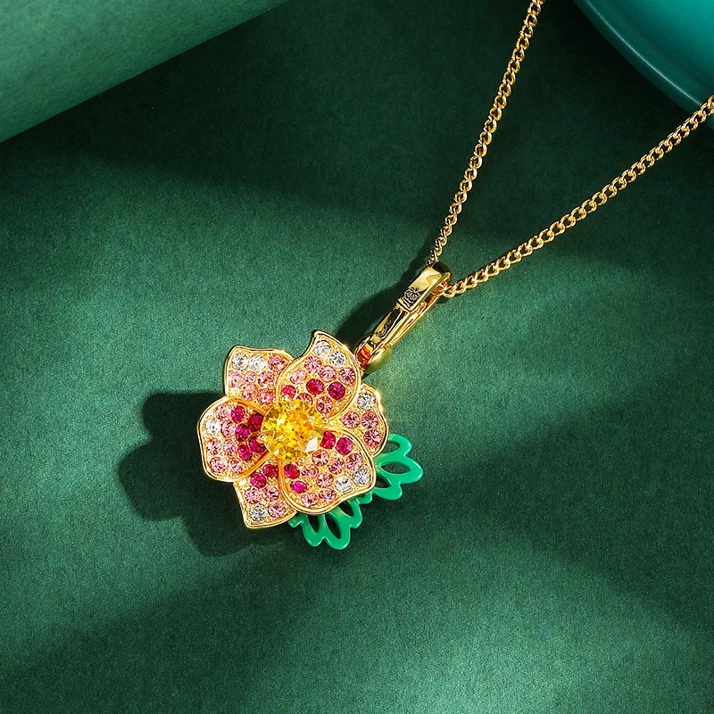1Pc Exquisite Green Leaf Hawaiian Flower Pendant,Sweet Diamond-Encrusted Flower Women's Decorative Necklace,Christmas Gift
1Pc Exquisite Green Leaf Hawaiian Flower Pendant,Sweet Diamond-Encrusted Flower Women's Decorative Necklace,Christmas Gift