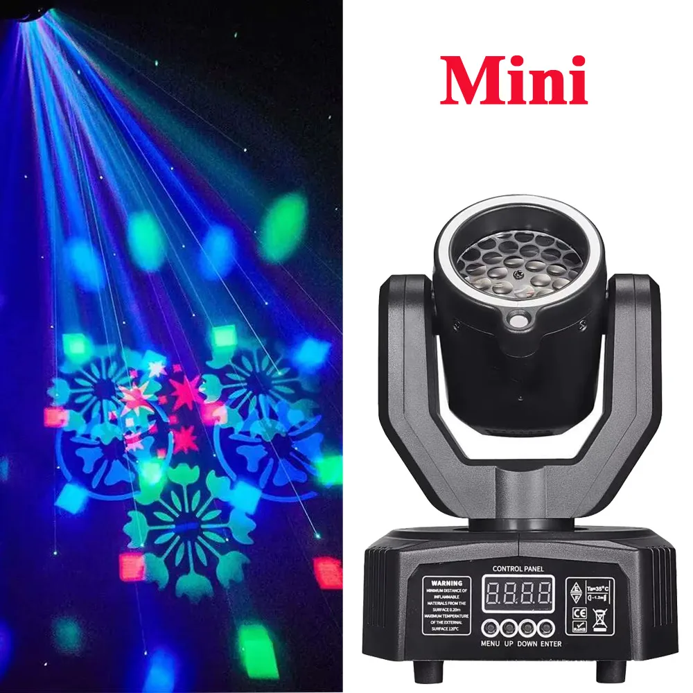 Portable LED Moving Head Light 30W RGB Gobo Stage Lighting Effect Beam Laser Mini Projector DMX Control For Mobile DJ Party Club
Portable LED Moving Head Light 30W RGB Gobo Stage Lighting Effect Beam Laser Mini Projector DMX Control For Mobile DJ Party Club