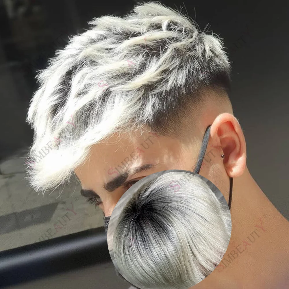 Premier Swiss Lace Toupee 1bt60 Мужской протез волос Ombre Platinum Blonde Мужской парик Полная кружевная система волос Мужской парик Шиньон
Premier Swiss Lace Toupee 1bt60 Мужской протез волос Ombre Platinum Blonde Мужской парик Полная кружевная система волос Мужской парик Шиньон