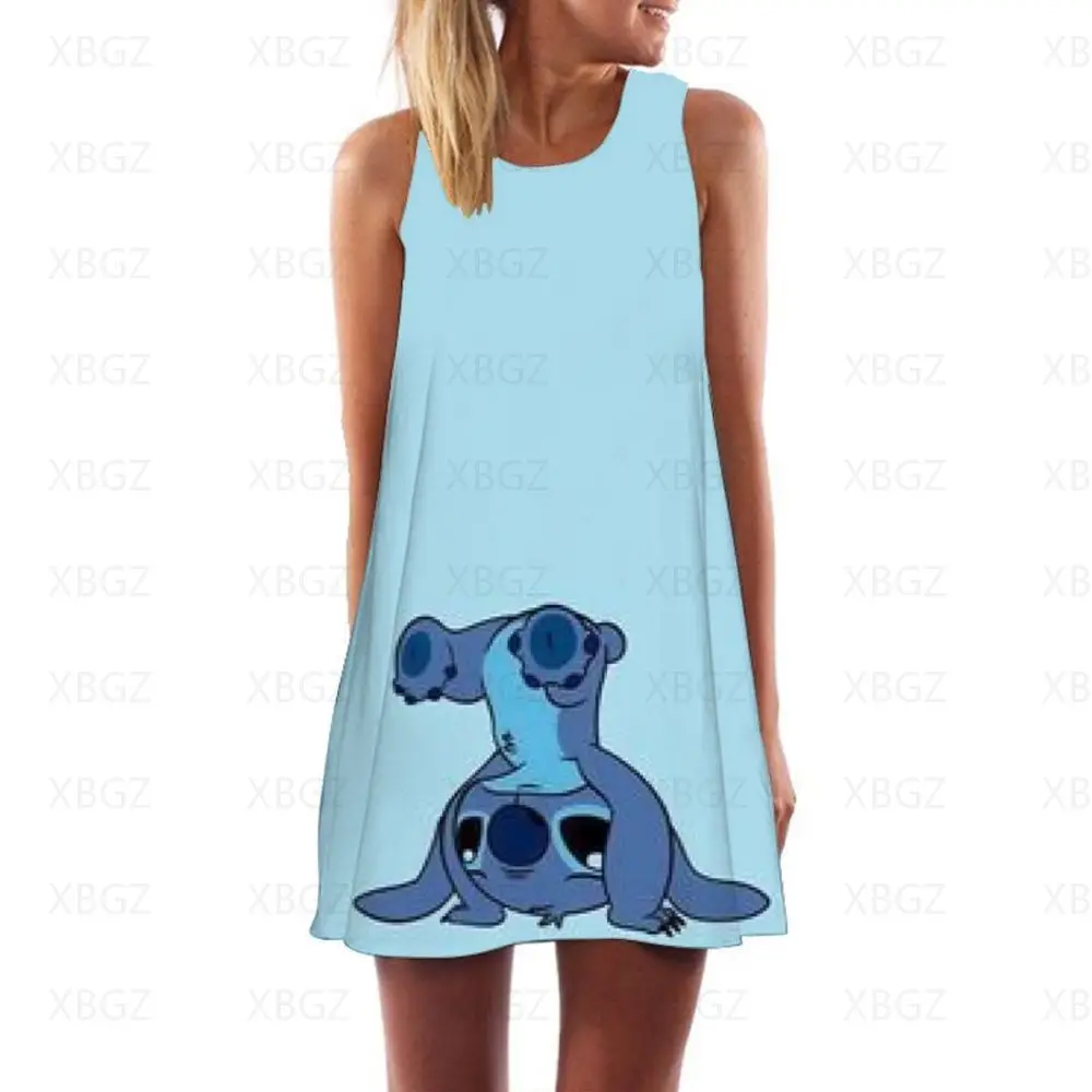 Women's Dress Disney Summer Dresses Woman 2022 Mini Sexy Sundresses Print Sleeveless Boho Stitch Loose Cartoon Cool Beach Party
Women's Dress Disney Summer Dresses Woman 2022 Mini Sexy Sundresses Print Sleeveless Boho Stitch Loose Cartoon Cool Beach Party