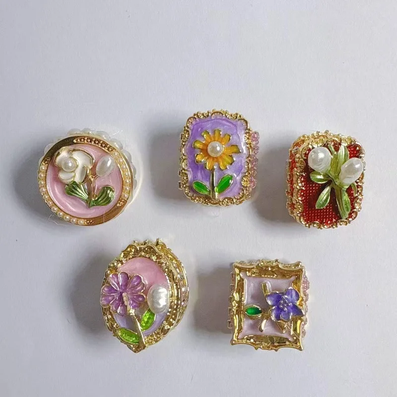 Fancy Beads Hand MadeIns Handmade Heavy Industry Double Sided Alloy Monet Garden Straight Hole DIY Boutique Accessories Material
Fancy Beads Hand MadeIns Handmade Heavy Industry Double Sided Alloy Monet Garden Straight Hole DIY Boutique Accessories Material