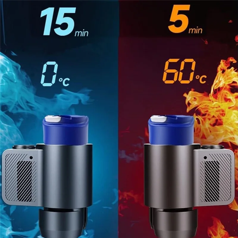 Classy-2 In 1 Smart Cooling Cup Holder, Portable Car Cooling Cup Mug Glass Holder Practical Small Cooler Cools And Heats Drinks
Classy-2 In 1 Smart Cooling Cup Holder, Portable Car Cooling Cup Mug Glass Holder Practical Small Cooler Cools And Heats Drinks