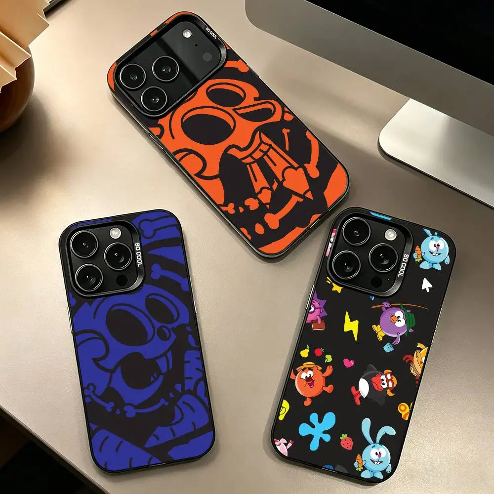 Cute S-Smeshariki Gift Phone Case For iPhone 17,16,15,14,13,12,11 Plus,Pro Max,XS,Colorful Silver Phone case Funda Cover
Cute S-Smeshariki Gift Phone Case For iPhone 17,16,15,14,13,12,11 Plus,Pro Max,XS,Colorful Silver Phone case Funda Cover