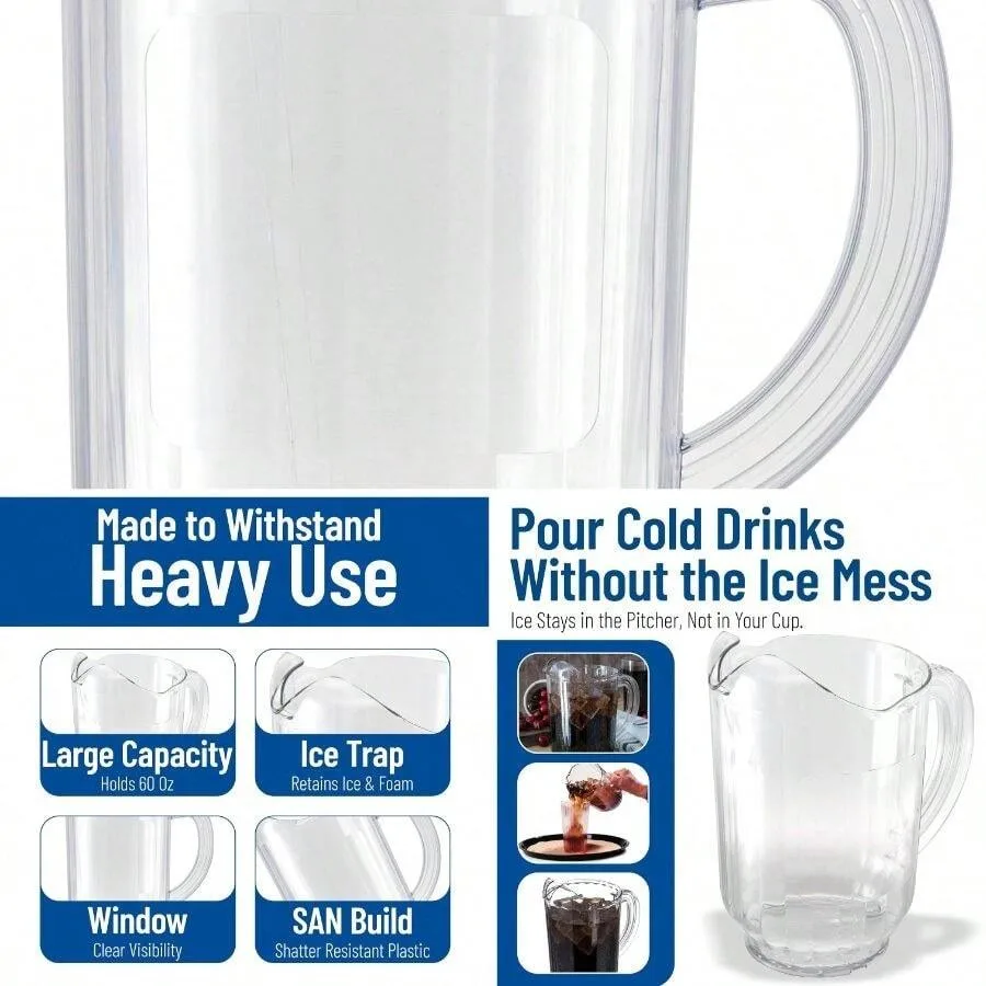 Versapour Pitcher Tall Pitcher Restaurants, Catering, Kitchens, Plastic, 60 Ounces,
Versapour Pitcher Tall Pitcher Restaurants, Catering, Kitchens, Plastic, 60 Ounces,
