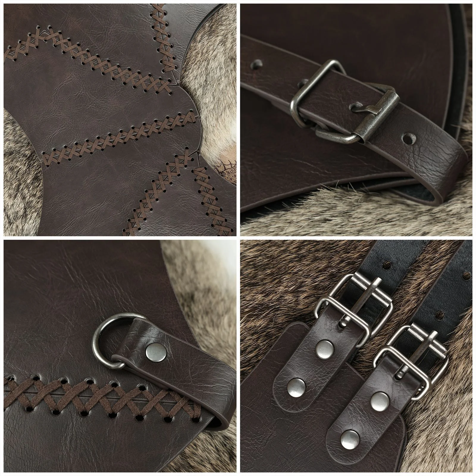 Men Medieval Steampunk Chest Armor Vest Armour Wrist Sleeve PU Leather Cuirass Viking Knight Gladiator Pirate Cosplay Costume
Men Medieval Steampunk Chest Armor Vest Armour Wrist Sleeve PU Leather Cuirass Viking Knight Gladiator Pirate Cosplay Costume