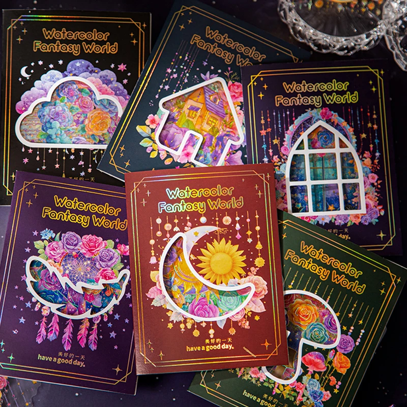 30 шт., акварель, фантазийный мир, штамповка, живописная тема, набор наклеек, материал для справочника, коллаж, сделай сам, поздравительная открытка, фоторамка 
30 шт., акварель, фантазийный мир, штамповка, живописная тема, набор наклеек, материал для справочника, коллаж, сделай сам, поздравительная открытка, фоторамка