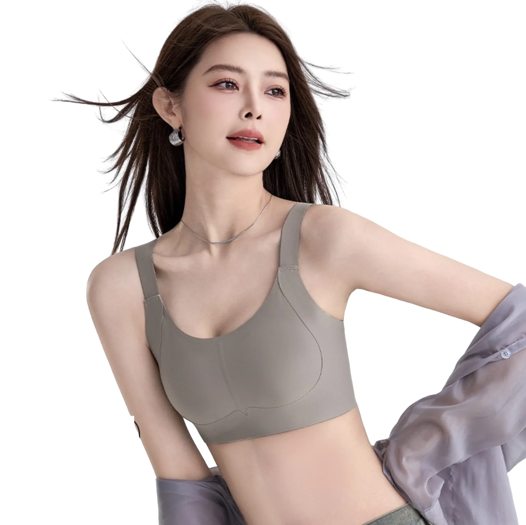 KUCLUT no side bones, big breasts, small lifting, anti-sagging, rabbit ear cups, thin underwear, and women's bras with sec
KUCLUT no side bones, big breasts, small lifting, anti-sagging, rabbit ear cups, thin underwear, and women's bras with sec