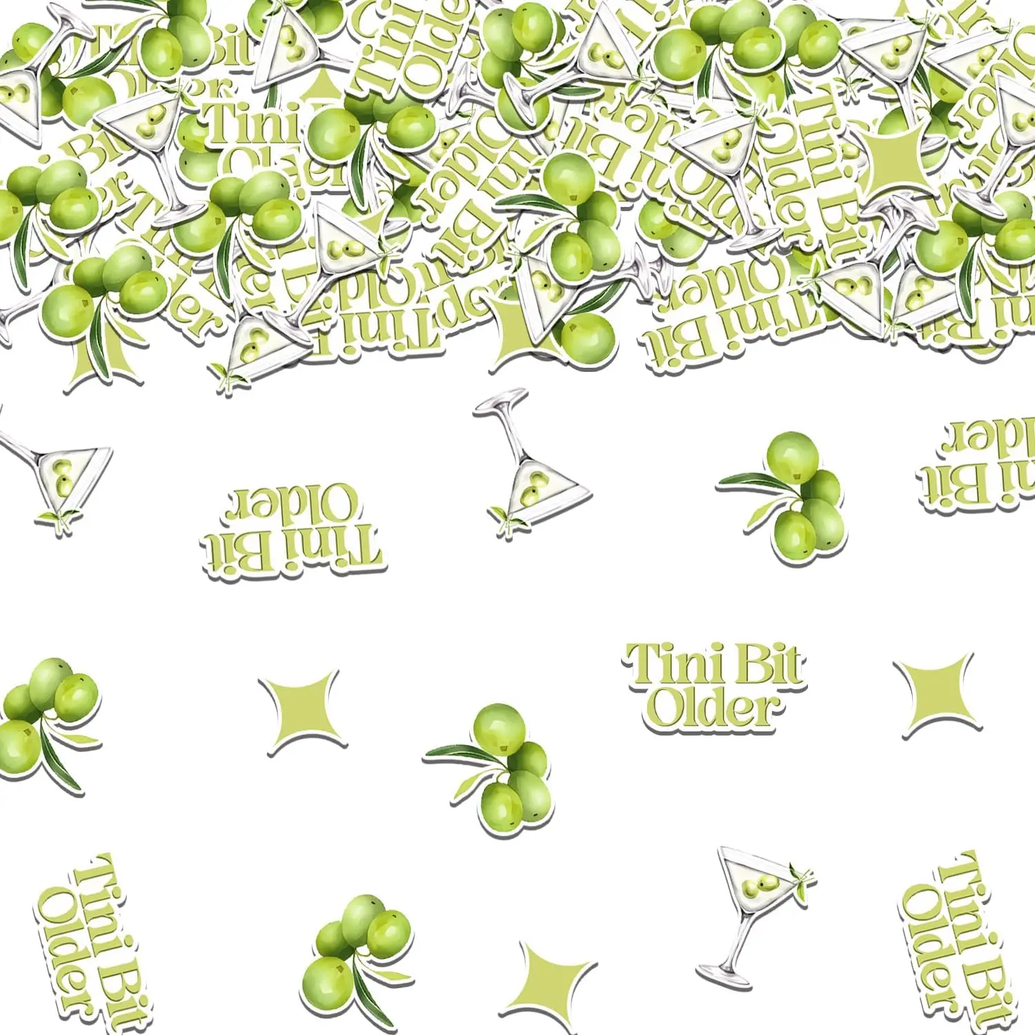 Martini Theme Birthday Party Decorations, 200pcs A Tiny Bit Older Confetti Decor for Girl Martini Bar Birthday Party Supplies
Martini Theme Birthday Party Decorations, 200pcs A Tiny Bit Older Confetti Decor for Girl Martini Bar Birthday Party Supplies