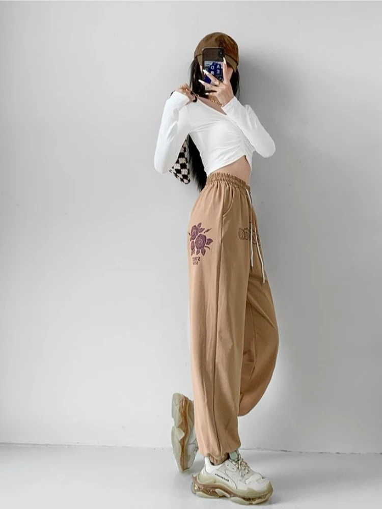 Women's Rose Print Jogger Pants Hip Hop Dance Trousers Slim Fit Streetwear Thin Sweatpants Casual Workout Bottoms
Women's Rose Print Jogger Pants Hip Hop Dance Trousers Slim Fit Streetwear Thin Sweatpants Casual Workout Bottoms
