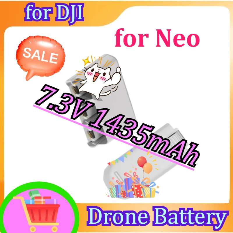 7.3V 1435mAh Flight Battery Two-Way Charging Hub - New Power Accessories for DJI Neo Drone
7.3V 1435mAh Flight Battery Two-Way Charging Hub - New Power Accessories for DJI Neo Drone