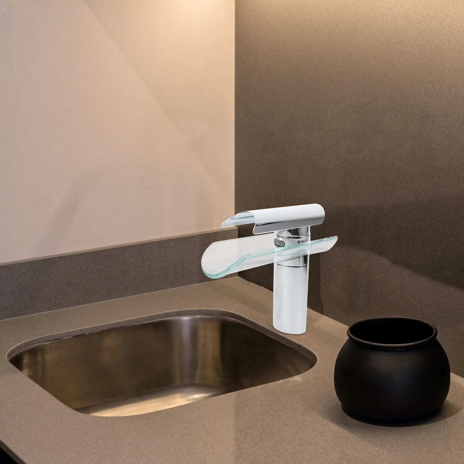 Bathroom Basin Mixer Tap Glass Design Durable Cold Hot Water Resistant Sink Faucet Water Tap Mixer Taps Bathroom
Bathroom Basin Mixer Tap Glass Design Durable Cold Hot Water Resistant Sink Faucet Water Tap Mixer Taps Bathroom