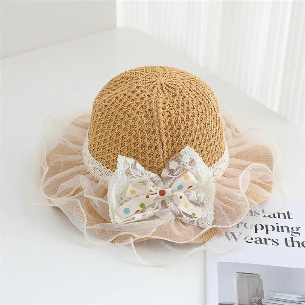 Wide Brim Children Sun Hat Lace Trim Pearl Decoration Kids Sun Hat Breathable Material Straw Material Beach Hat Beach Activities
Wide Brim Children Sun Hat Lace Trim Pearl Decoration Kids Sun Hat Breathable Material Straw Material Beach Hat Beach Activities
