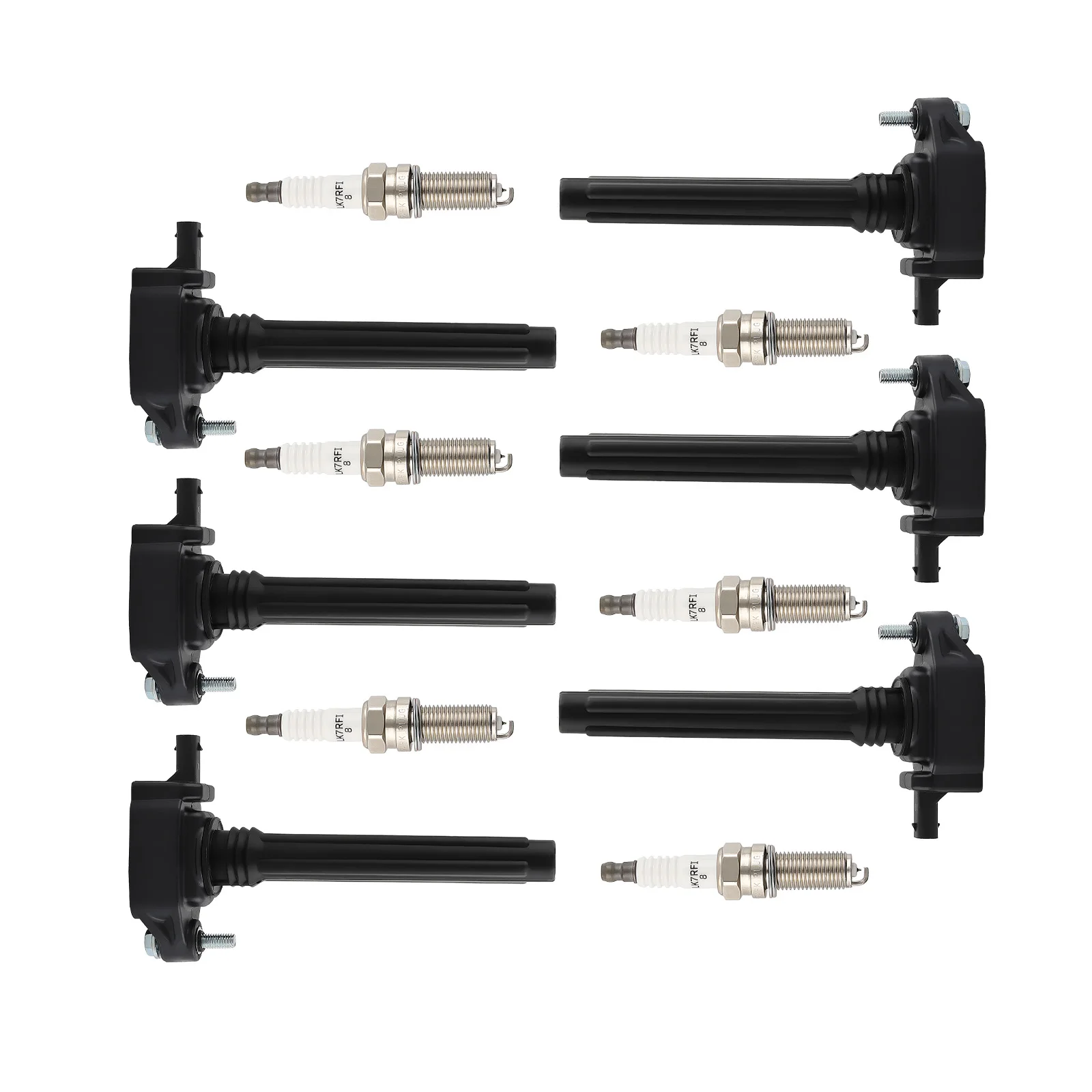 Pack of 6 Ignition Coil + Spark Plugs For Chrysler Jeep Dodge Ram 3.6L V6 UF648
Pack of 6 Ignition Coil + Spark Plugs For Chrysler Jeep Dodge Ram 3.6L V6 UF648