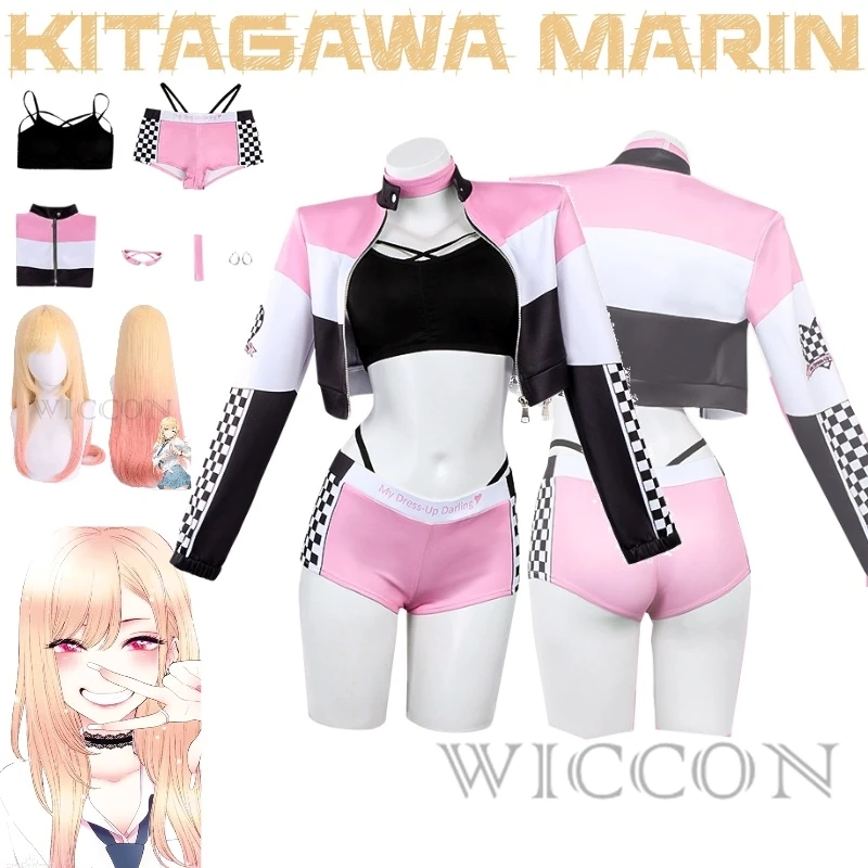 My Dress-Up Darling Kitagawa Marin Female A High School Students Who Enjoy Cosplay And Galgame Cosplay Costume Anime Full Of Set
My Dress-Up Darling Kitagawa Marin Female A High School Students Who Enjoy Cosplay And Galgame Cosplay Costume Anime Full Of Set