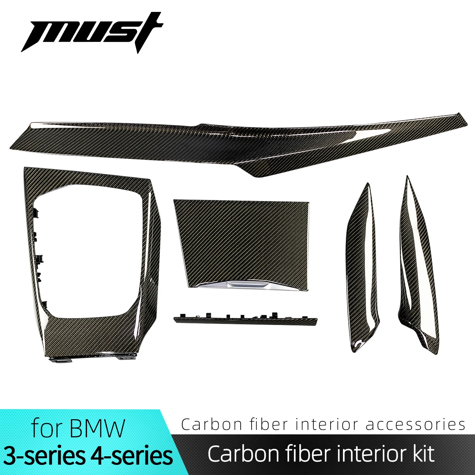 Real Carbon Fiber Interior Trim Kit For BMW 3 4 series 2019-2025 G20 G21 G22 G26 I3 I4 Full Replacement Optional Glossy & Matte
Real Carbon Fiber Interior Trim Kit For BMW 3 4 series 2019-2025 G20 G21 G22 G26 I3 I4 Full Replacement Optional Glossy & Matte