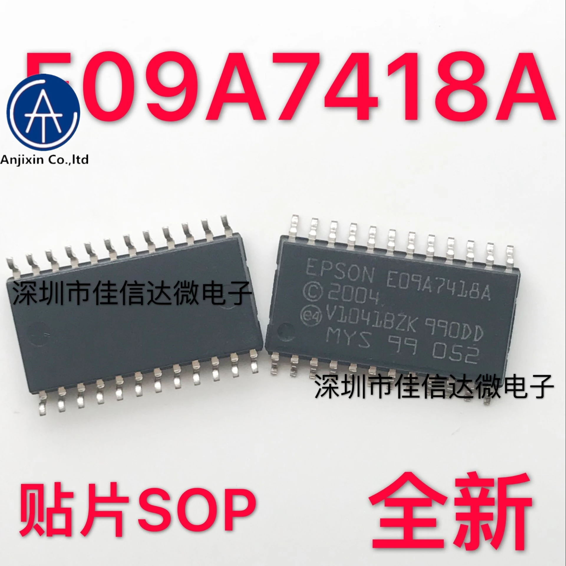 10 шт., 100% оригинальная новинка, реальное фото, чип драйвера принтера EPSON E09A7418A SOP-24
10 шт., 100% оригинальная новинка, реальное фото, чип драйвера принтера EPSON E09A7418A SOP-24