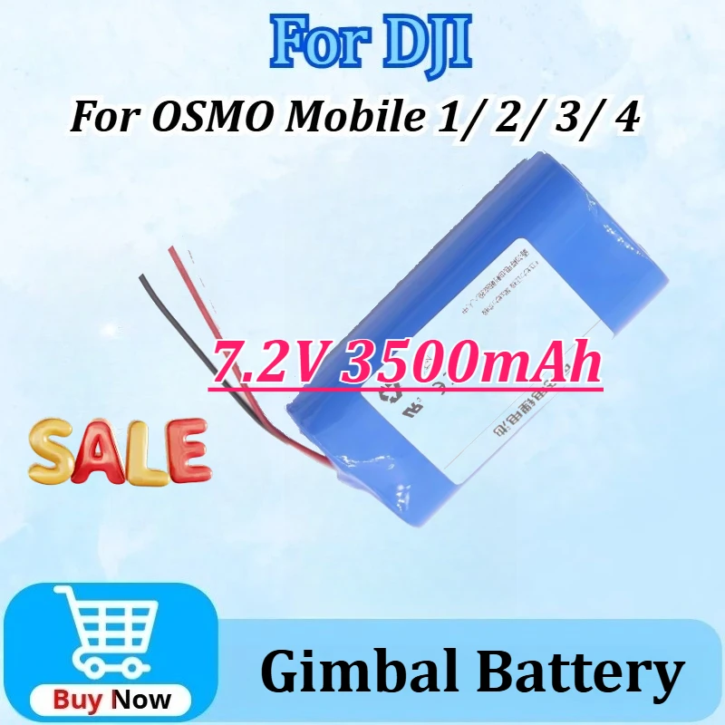 Newly Upgraded 7.2V 3500mAh OM170 Lithium Battery for DJI OSMO Mobile 1 3 4 2 Generation Handheld Gimbal Batteries
Newly Upgraded 7.2V 3500mAh OM170 Lithium Battery for DJI OSMO Mobile 1 3 4 2 Generation Handheld Gimbal Batteries