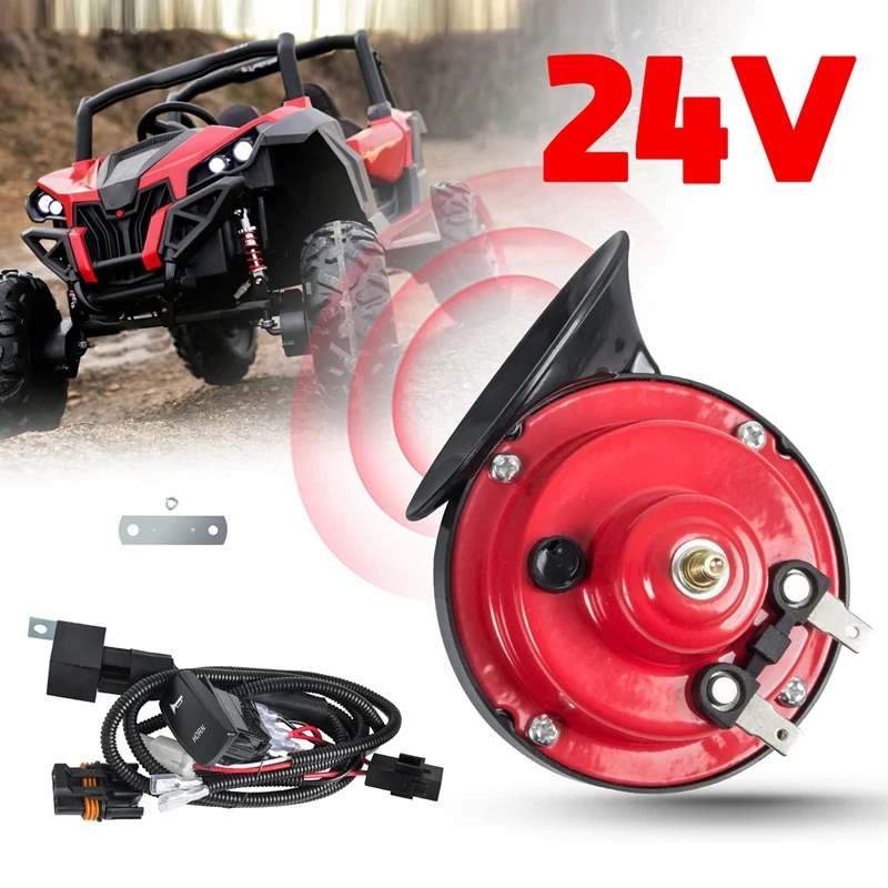 UTV/ATV Horn Kit With Toggle Switch For Pioneer, RZR, Can-Am Maverick X3, Kawasaki, Arctic Cat, Universal
UTV/ATV Horn Kit With Toggle Switch For Pioneer, RZR, Can-Am Maverick X3, Kawasaki, Arctic Cat, Universal