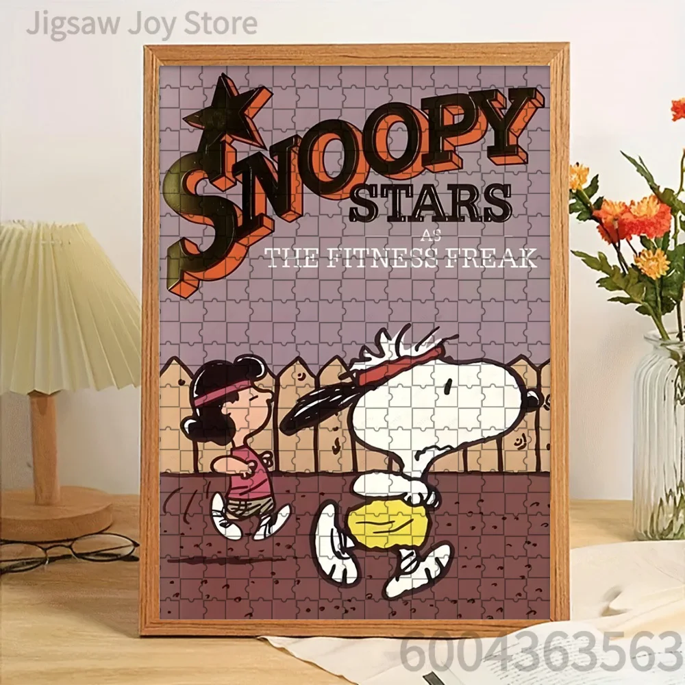 Paper Jigsaw Puzzle Snoopy Stars The Fitness Freak & Lucy Retro Artwork Brain Teaser
Paper Jigsaw Puzzle Snoopy Stars The Fitness Freak & Lucy Retro Artwork Brain Teaser