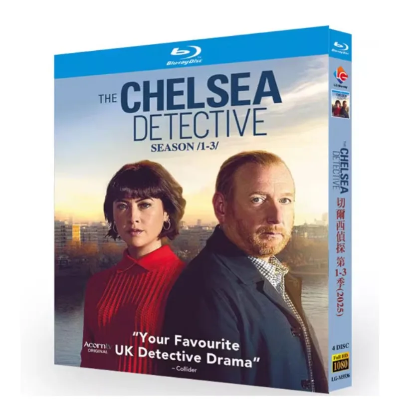 The Chelsea Detective Season 1-3 (2024) Blu-ray disc 4-D
The Chelsea Detective Season 1-3 (2024) Blu-ray disc 4-D