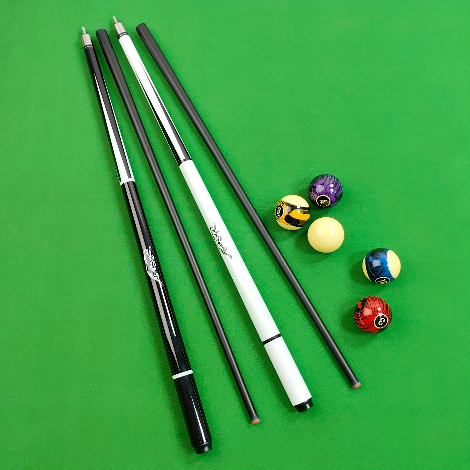 1/2 Split Pool Cue 13mm Tip, Stainless Steel Quick Connect,147cm Length, 19oz Weight - Ideal for Competitions, Home and Bar Use
1/2 Split Pool Cue 13mm Tip, Stainless Steel Quick Connect,147cm Length, 19oz Weight - Ideal for Competitions, Home and Bar Use