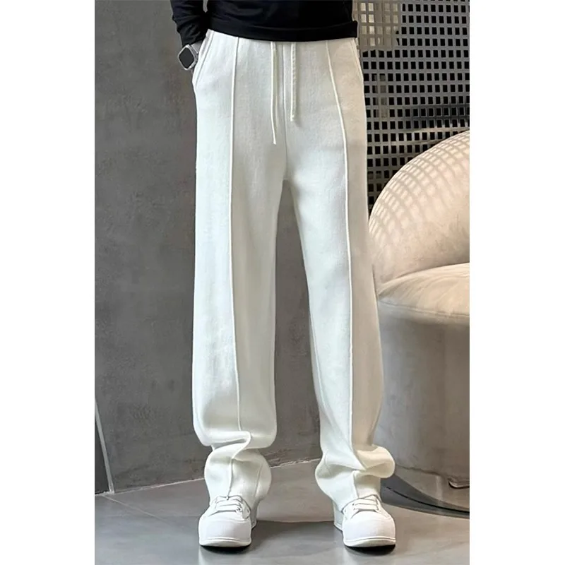 Fall Winter High-End Patchwork Line Wide Leg Straight Casual Pants Men Loose Luxury Long Pants Spor Chic Straight Tube Trou...
Fall Winter High-End Patchwork Line Wide Leg Straight Casual Pants Men Loose Luxury Long Pants Spor Chic Straight Tube Trou...