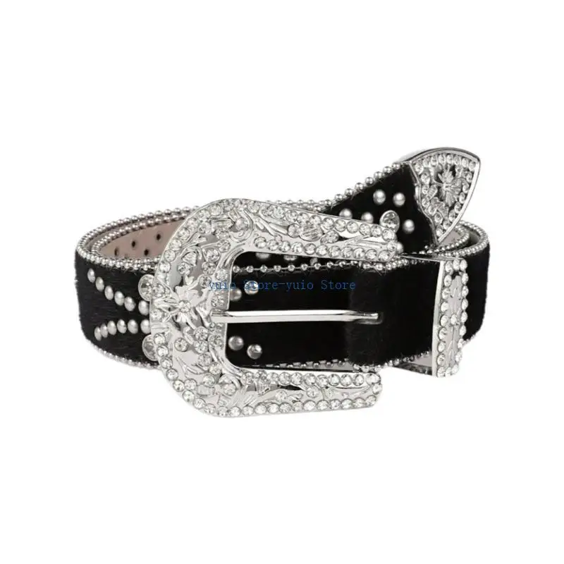 X7XB Rivet Studded Belt for Women Fashion PU Belt Girl All Matching Belt for Teens Girl Western Belt Rhinestones Waistband
X7XB Rivet Studded Belt for Women Fashion PU Belt Girl All Matching Belt for Teens Girl Western Belt Rhinestones Waistband