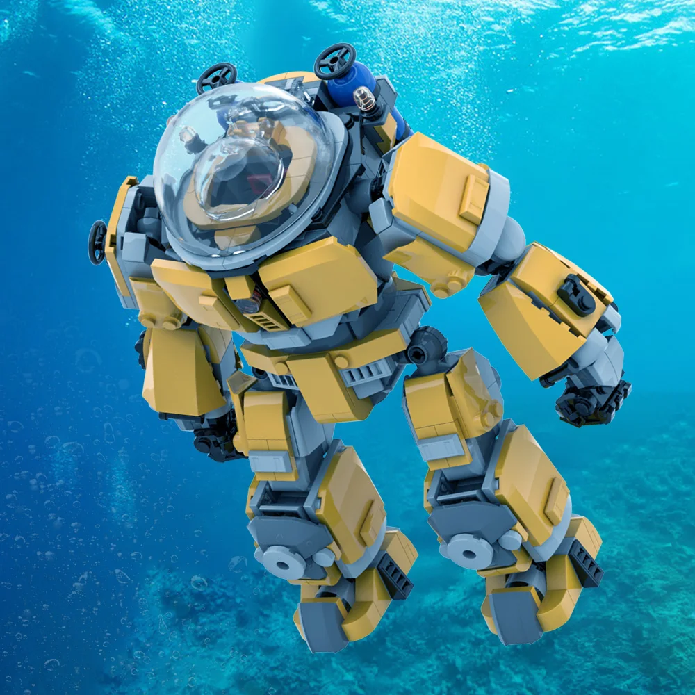 Moc Deep Sea Exploration Экзо костюм Строительные блоки Модель робота Изысканный дизайн Игрушки Набор кирпичей Декоративные предметы Детские подарки
Moc Deep Sea Exploration Экзо костюм Строительные блоки Модель робота Изысканный дизайн Игрушки Набор кирпичей Декоративные предметы Детские подарки