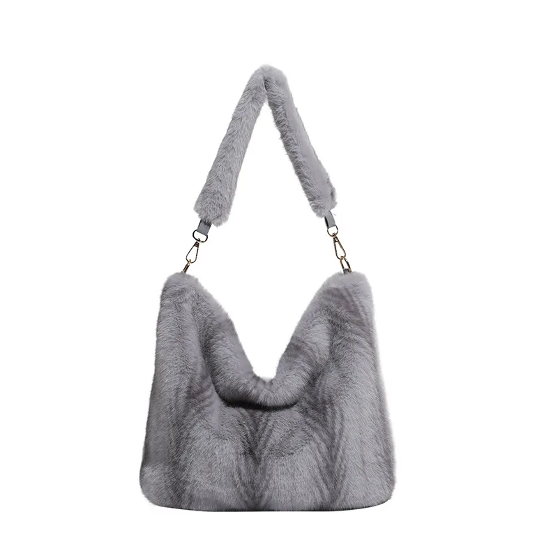 Autumn/Winter Faux Mink Fur Women's Bag Commuter-friendly Large-capacity Tote Bag Versatile Handheld Single-shoulder Bags
Autumn/Winter Faux Mink Fur Women's Bag Commuter-friendly Large-capacity Tote Bag Versatile Handheld Single-shoulder Bags