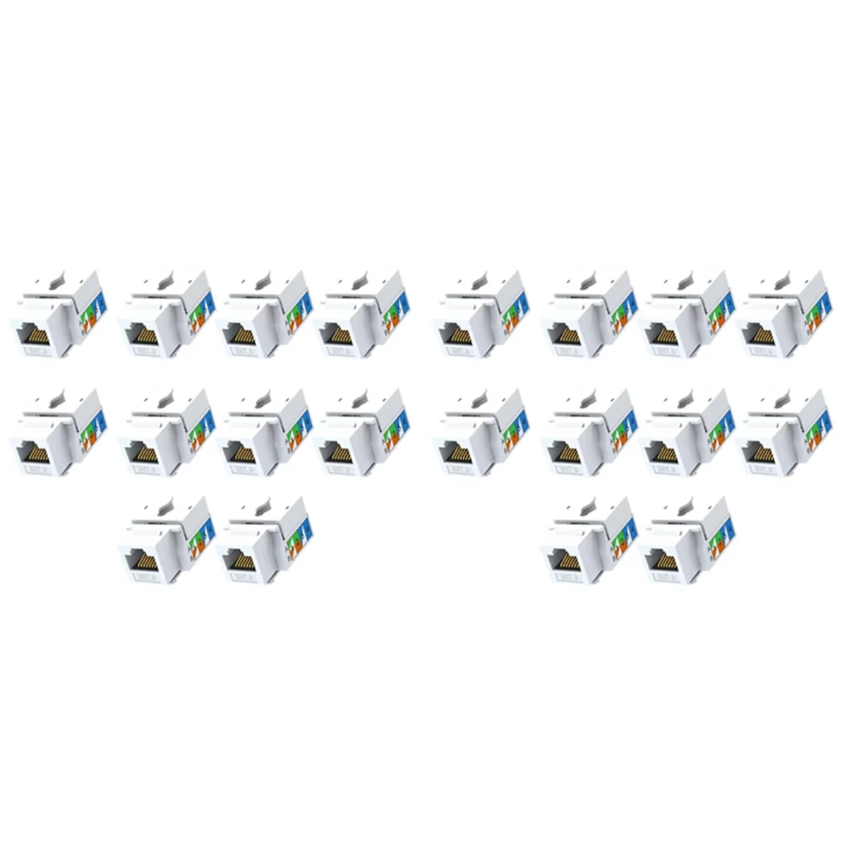 НОВЫЙ 20 шт. разъем Cat6, разъем Ethernet Punch Down, настенный адаптер, соединитель модуля 90 градусов, совместимый Cat5/5e/6
НОВЫЙ 20 шт. разъем Cat6, разъем Ethernet Punch Down, настенный адаптер, соединитель модуля 90 градусов, совместимый Cat5/5e/6