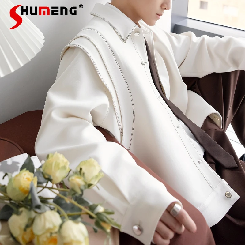 Men's Original Design Jacket Coats Men's 2025 Autumn New Stylish Tops Male Long Sleeve Solid Color Lapel Loose Trendy Chic Coats
Men's Original Design Jacket Coats Men's 2025 Autumn New Stylish Tops Male Long Sleeve Solid Color Lapel Loose Trendy Chic Coats