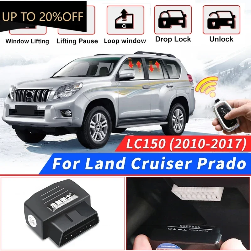2010-2017 для Toyota Land Cruiser Prado 150 2,8T, объем OBD, автоматический подъемный оконный замок, модификация, аксессуары 
2010-2017 для Toyota Land Cruiser Prado 150 2,8T, объем OBD, автоматический подъемный оконный замок, модификация, аксессуары