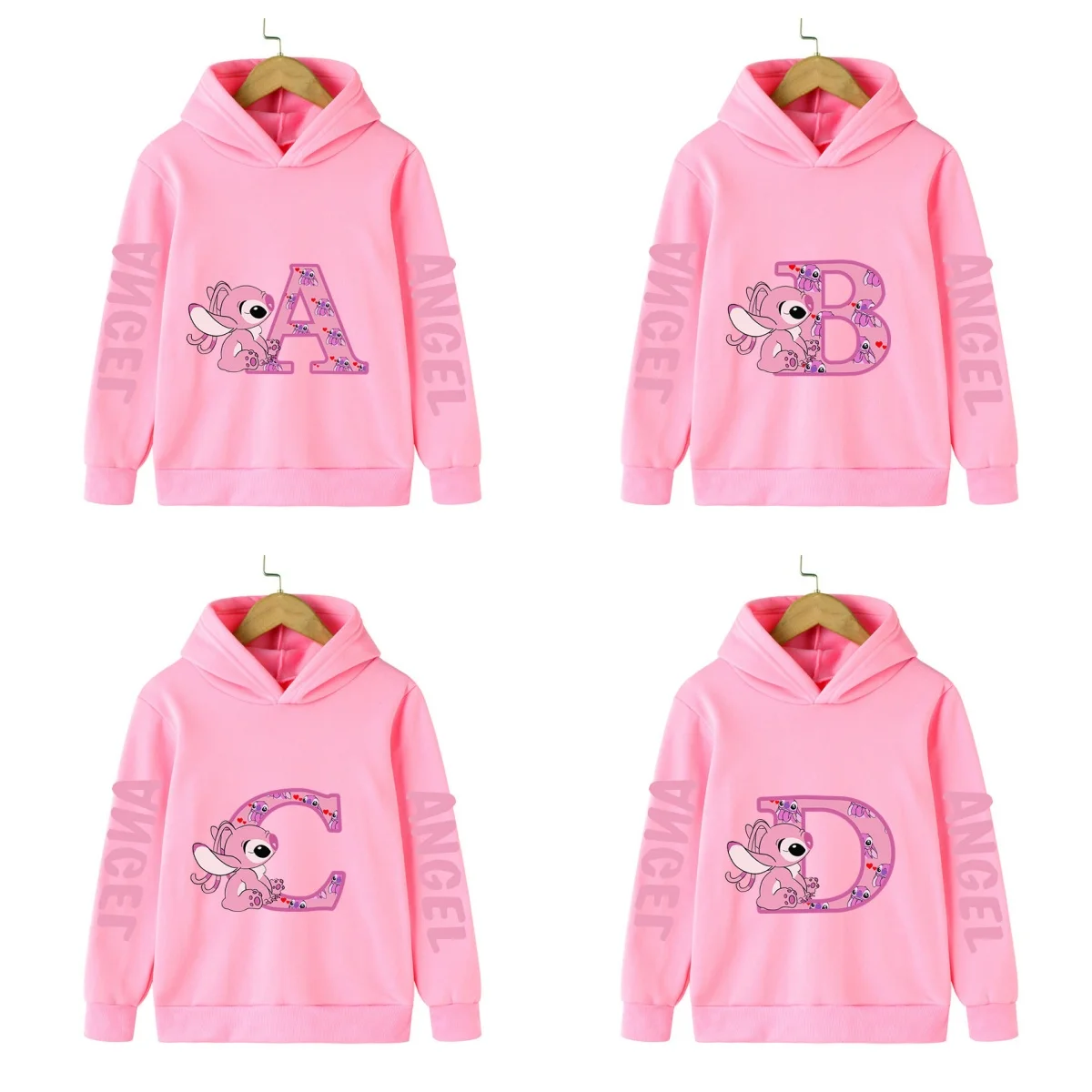 Lilo & Stitch Angel Children Hoodies Letter ABCD Kid Pullover Casual Clothes Anime Kids Sweatshirts for Girl Boy Cartoons Tops 
Lilo & Stitch Angel Children Hoodies Letter ABCD Kid Pullover Casual Clothes Anime Kids Sweatshirts for Girl Boy Cartoons Tops