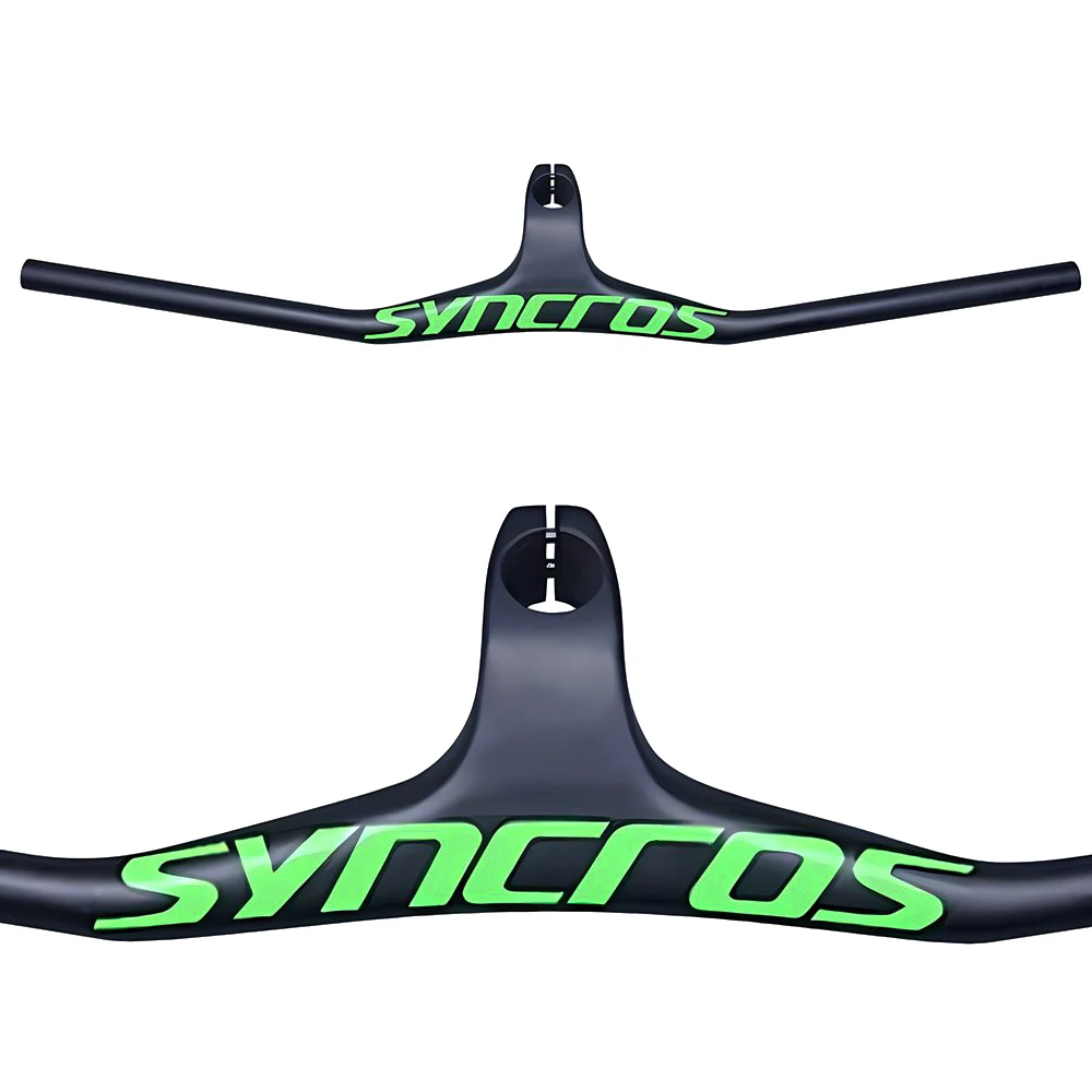 Syncros Carbon Fiber Handlebars MTB Bike Integrated Handlebar Stem Mountain Bicycle Handle Bars -17 Degrees Diameter 28.6mm
Syncros Carbon Fiber Handlebars MTB Bike Integrated Handlebar Stem Mountain Bicycle Handle Bars -17 Degrees Diameter 28.6mm