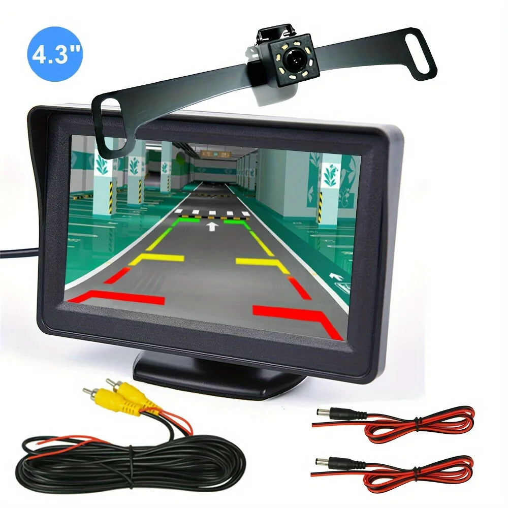 Car Display Camera 4.3-inch Reversing Image License Plate Holder Camera Waterproof Night Vision
Car Display Camera 4.3-inch Reversing Image License Plate Holder Camera Waterproof Night Vision