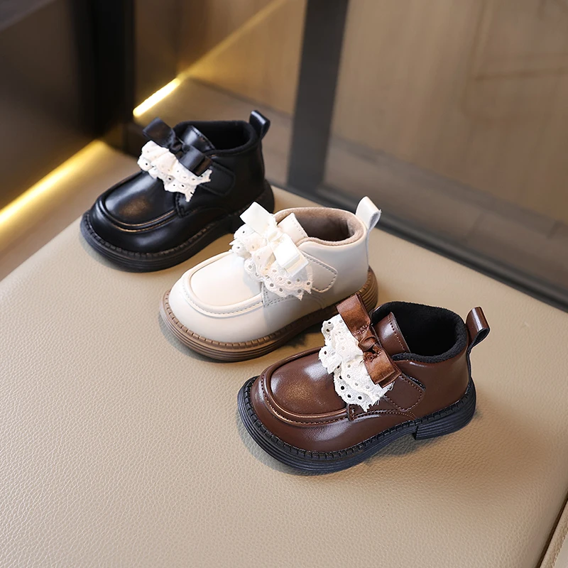 New Winter Children Plush Boots Sweet Princess Elegant Lace Girls Fashion Cotton Boots for Wedding Party Kids Mary Jane Shoes
New Winter Children Plush Boots Sweet Princess Elegant Lace Girls Fashion Cotton Boots for Wedding Party Kids Mary Jane Shoes