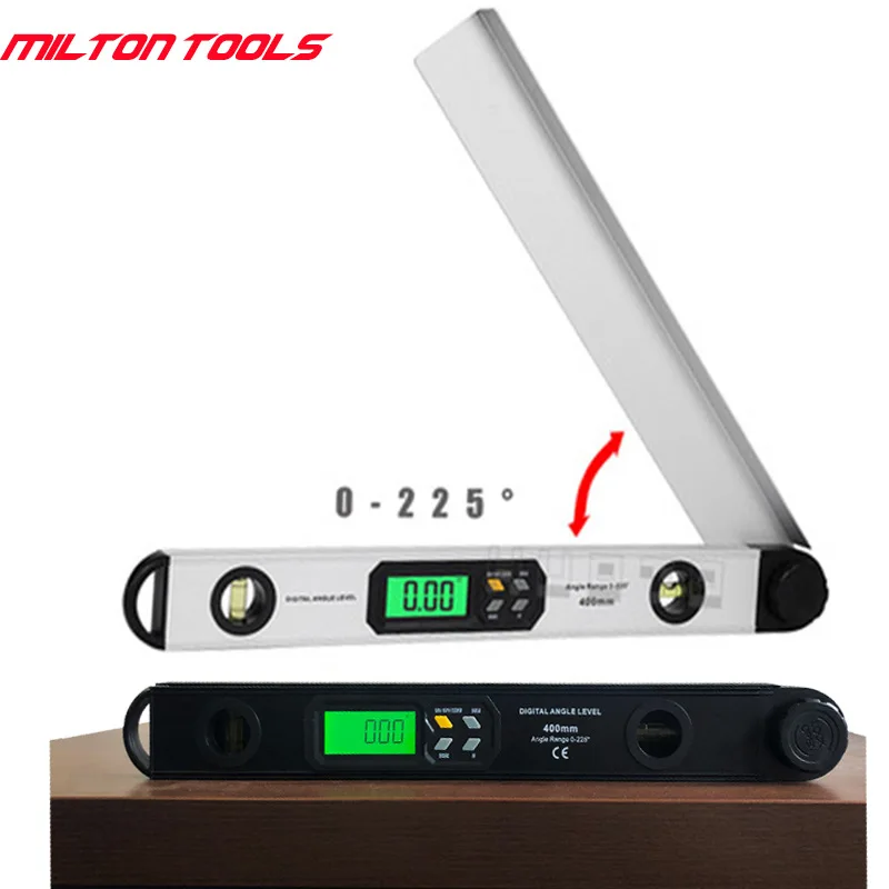 400MM Angle Digital Display Level Angle Ruler, Aluminum Alloy Angle Ruler Horizontal Ruler Woodworking
400MM Angle Digital Display Level Angle Ruler, Aluminum Alloy Angle Ruler Horizontal Ruler Woodworking