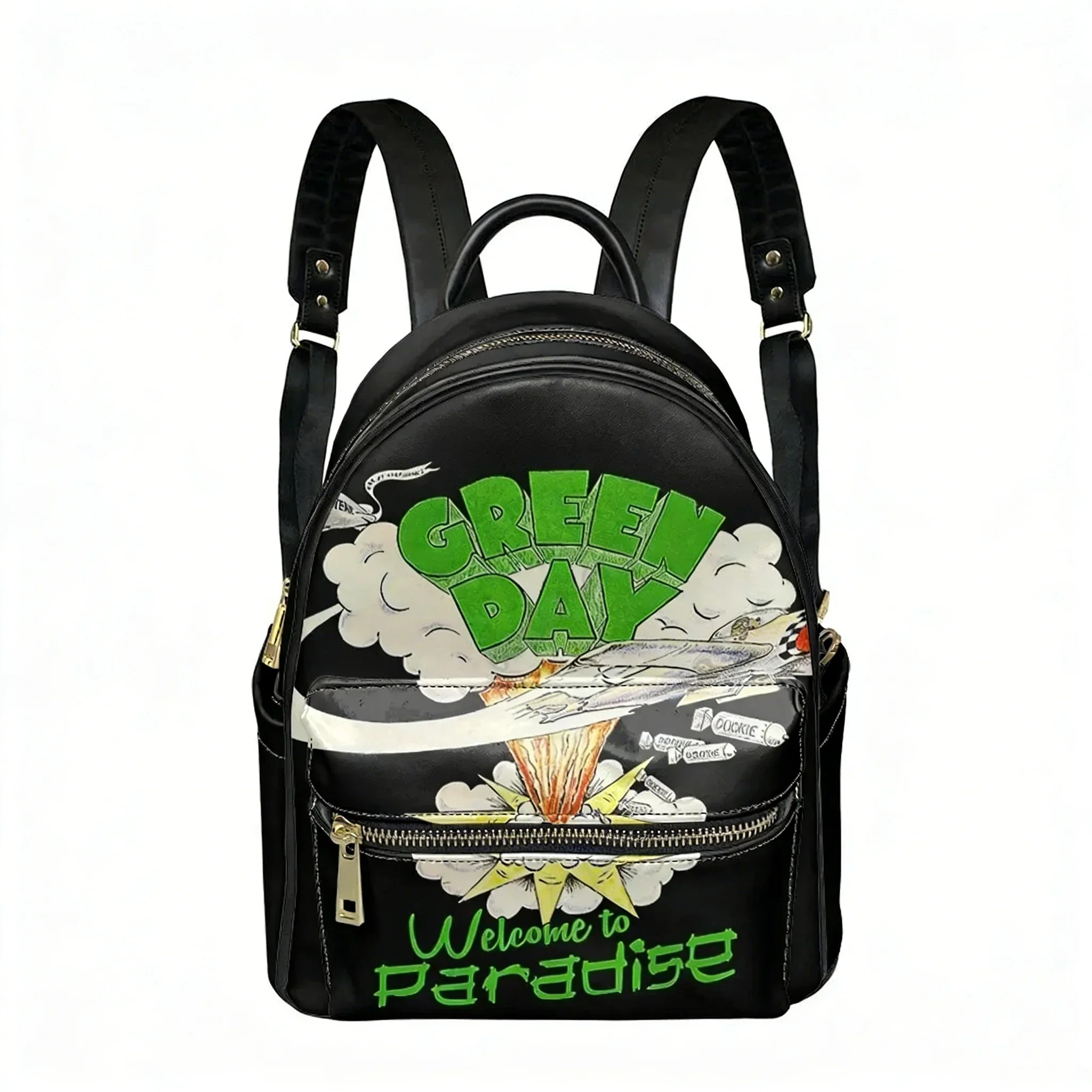 Green Day Punk Rock Band Backpack Womens Men Personalized Double Shoulder Bag Business Travel Bookbag Rucksack Gift Daypack
Green Day Punk Rock Band Backpack Womens Men Personalized Double Shoulder Bag Business Travel Bookbag Rucksack Gift Daypack