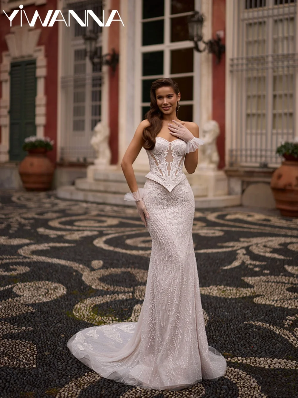 Structured Corset Luxury Wedding Dress Shimmering Beaded Appliques Bridal Gown Customized Mermaid Long Dresses For Bride
Structured Corset Luxury Wedding Dress Shimmering Beaded Appliques Bridal Gown Customized Mermaid Long Dresses For Bride